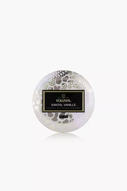 Voluspa Mini Tin Candle 25t Santal Vanille duftlys 1