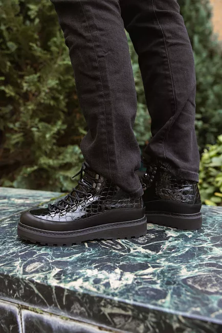 mono core cap croco vintersko sort 2