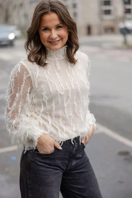  Munthe Skallo Blouse Creme bluse