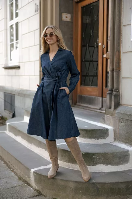 nectar Fiona denim kjole 1