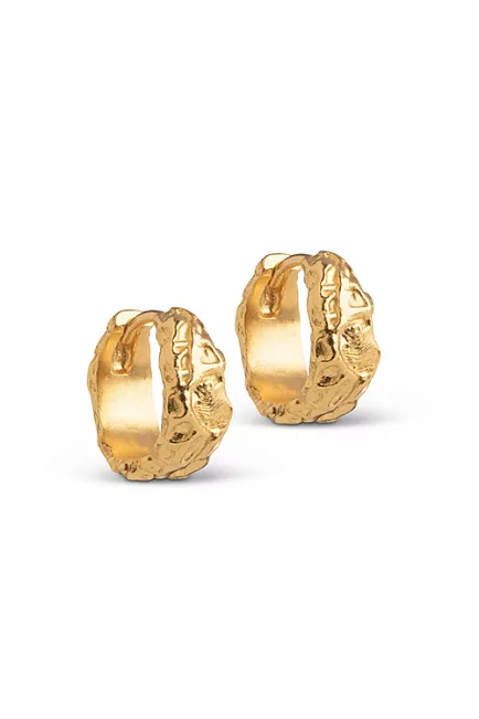 Enamel Copenhagen Nela Hoops Gold øreringer 2