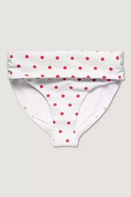 Panos emporio Polka Dot Chara Bottom White/Red bikinitruse 2