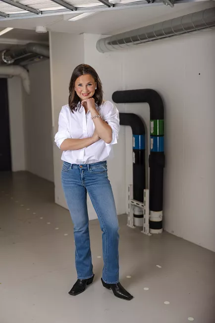 replay New Luz Bootcut Medium Blue jeans 2