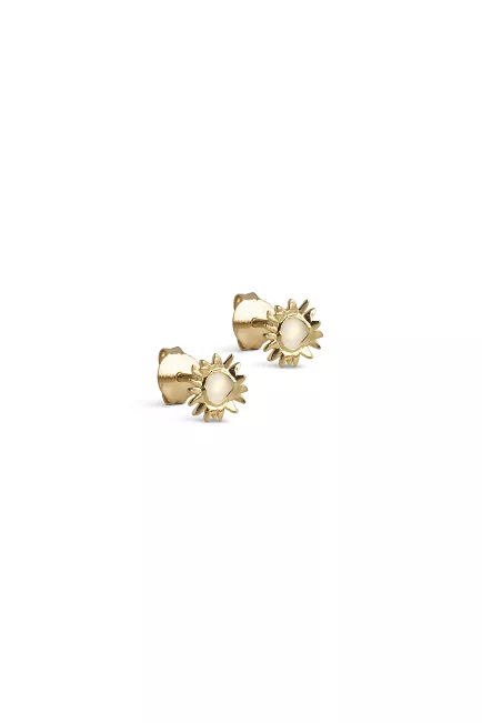ENAMEL copenhagen Small Sunshine Studs Daisy Øredbobb