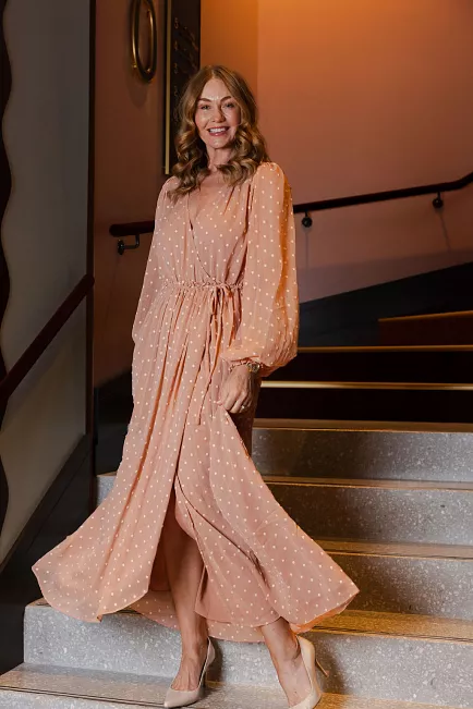 twist&tango sienna dobby maxi dress kjole