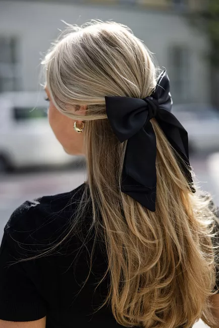 twist&tango bella satin bow black 2