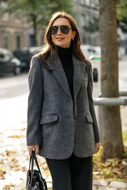 twist&tango Betina blazer grå 1