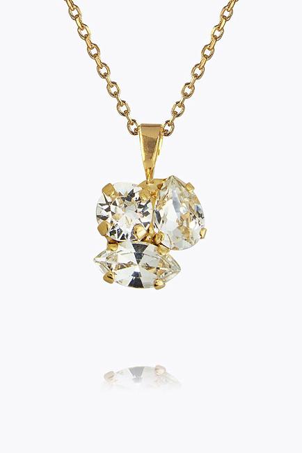 Caroline Svedbom Ana Necklace Gold Crystal smykke