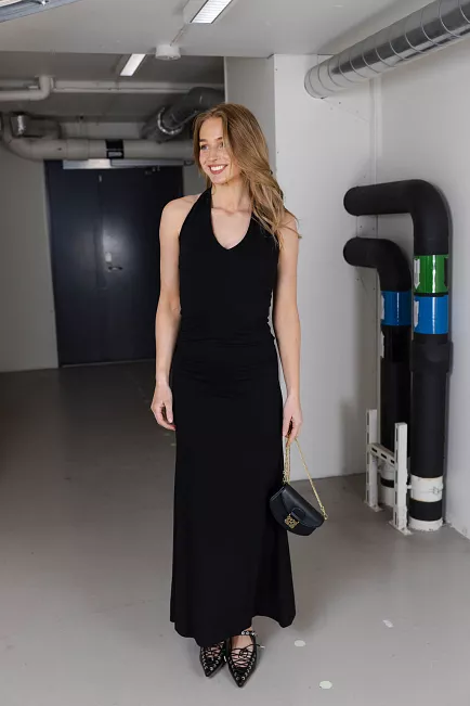 Vivhe Cecelia Dress Black maxikjole 2