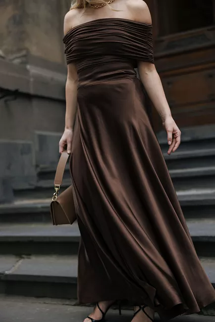 VIVEH Hazel Skirt Walnut skjørt