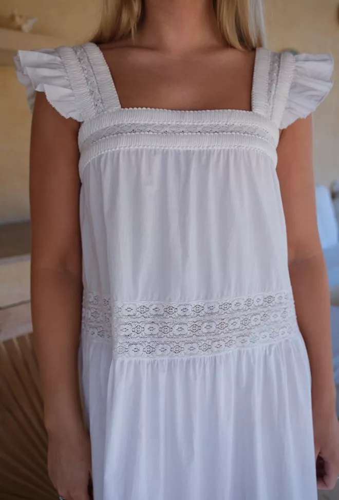 Carma Collection Jeanette Dress White kjole 6
