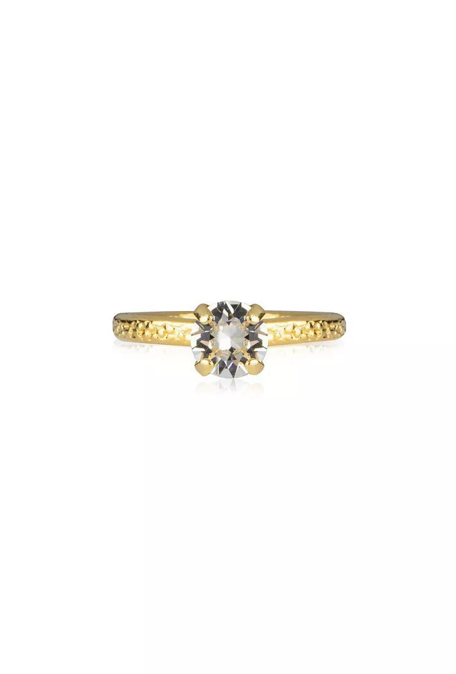 Caroline Svedbom Natti Ring Gold Crystal ring