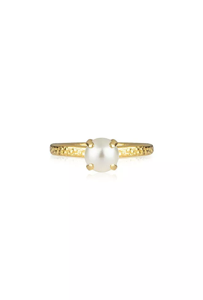 Caroline Svedbom Natti Ring Gold Pearl ring