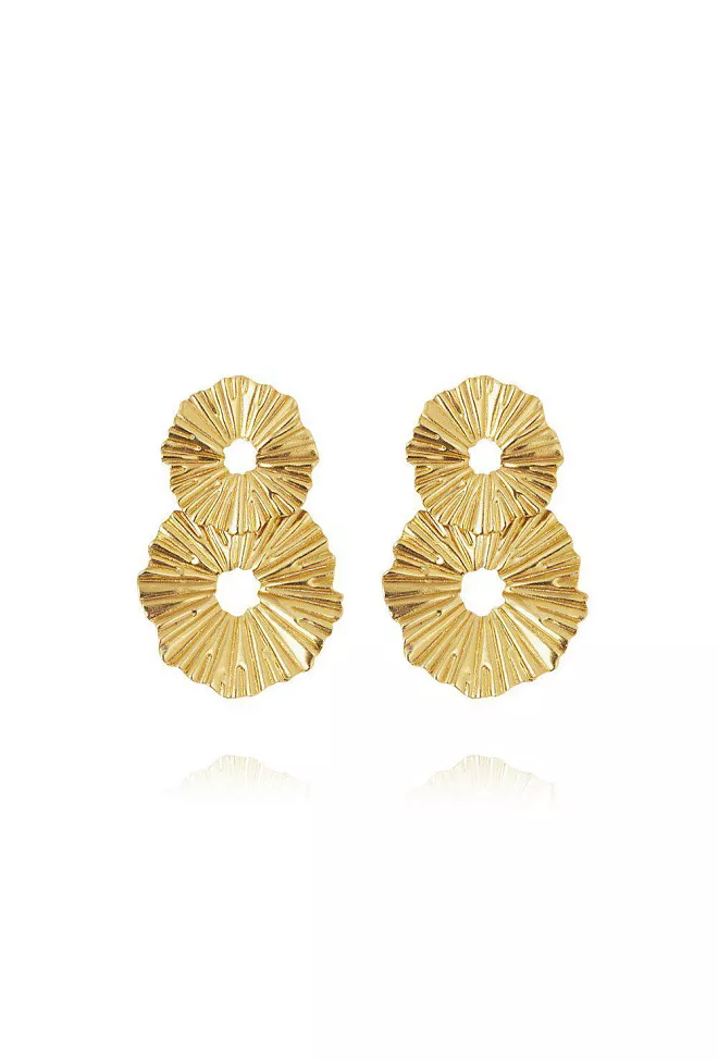 Caroline Svedbom Vassia Earrings Gold Gold øredobber
