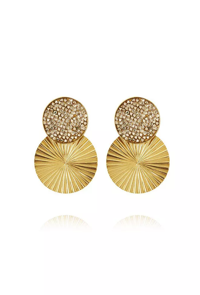 Caroline Svedbom Lizzy Earrings Gold Cal Gold øredobber