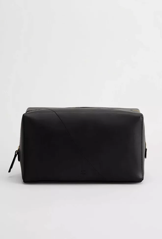 ATP Atelier Pomaia Vacchetta Black toalettmappe 5