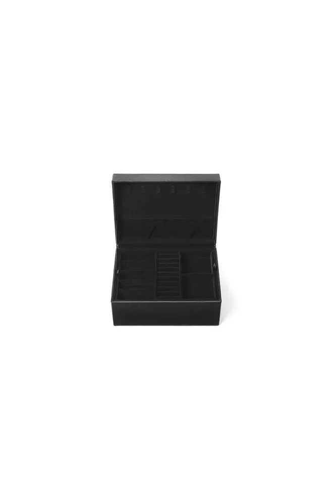 Day ET Saffiano Jewelry Box Big Black smykkeskrinn 2