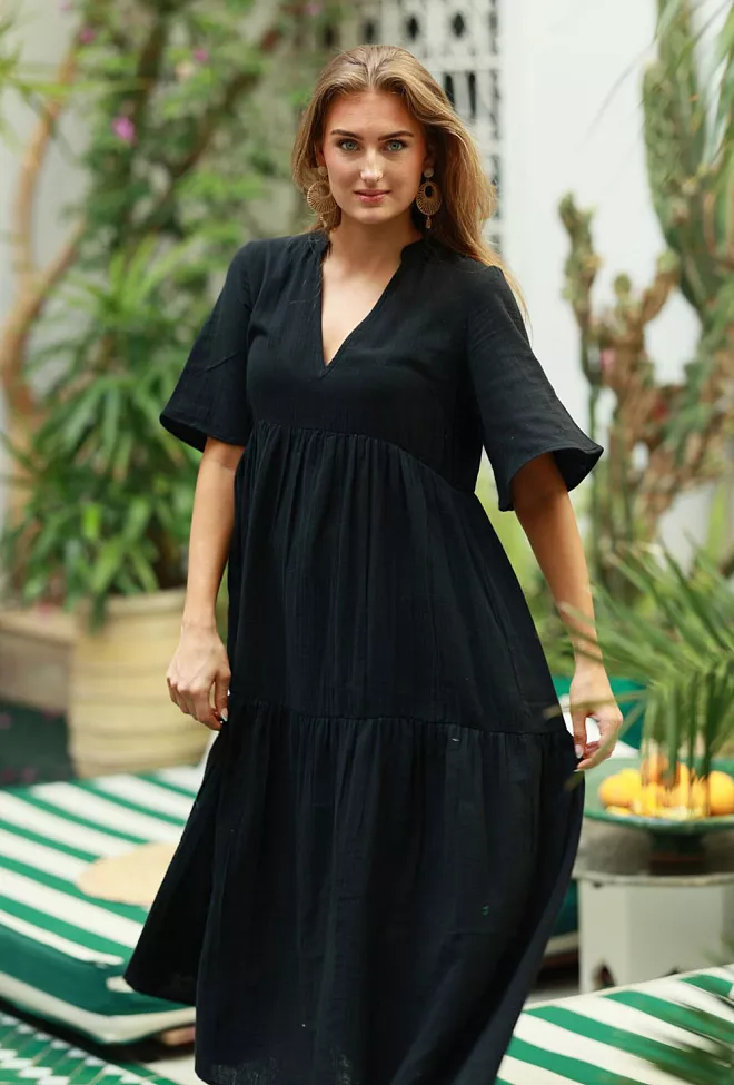 Nectar Casablanca Dress Black maxikjole 7