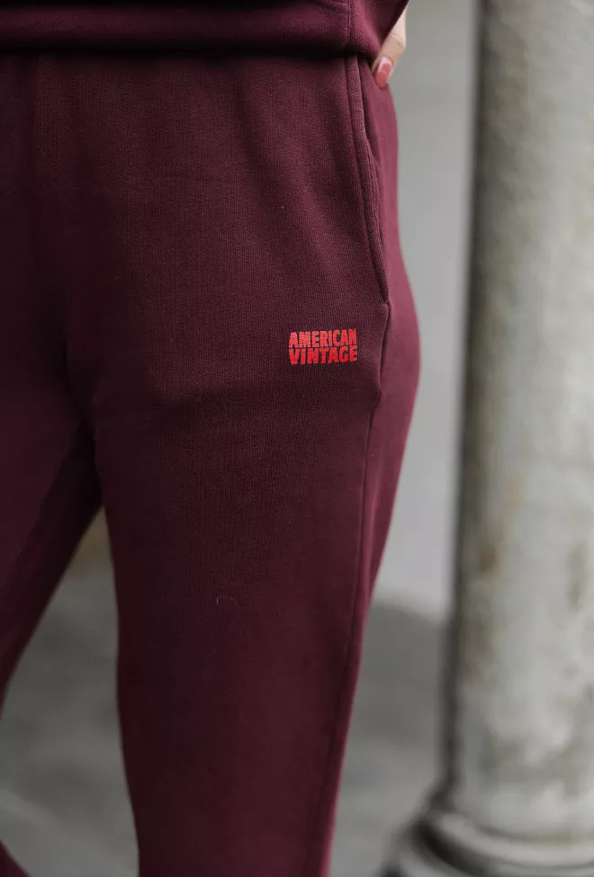American Vintage Izubird Jogger Vintage Cherry Tree joggebukse 3