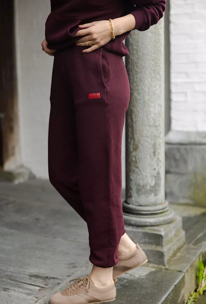 American Vintage Izubird Jogger Vintage Cherry Tree joggebukse 5