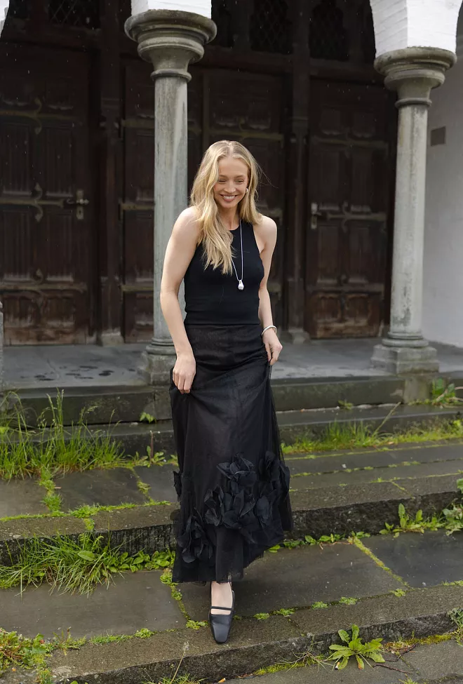 byTiMo Tulle Skirt Black skjørt 3