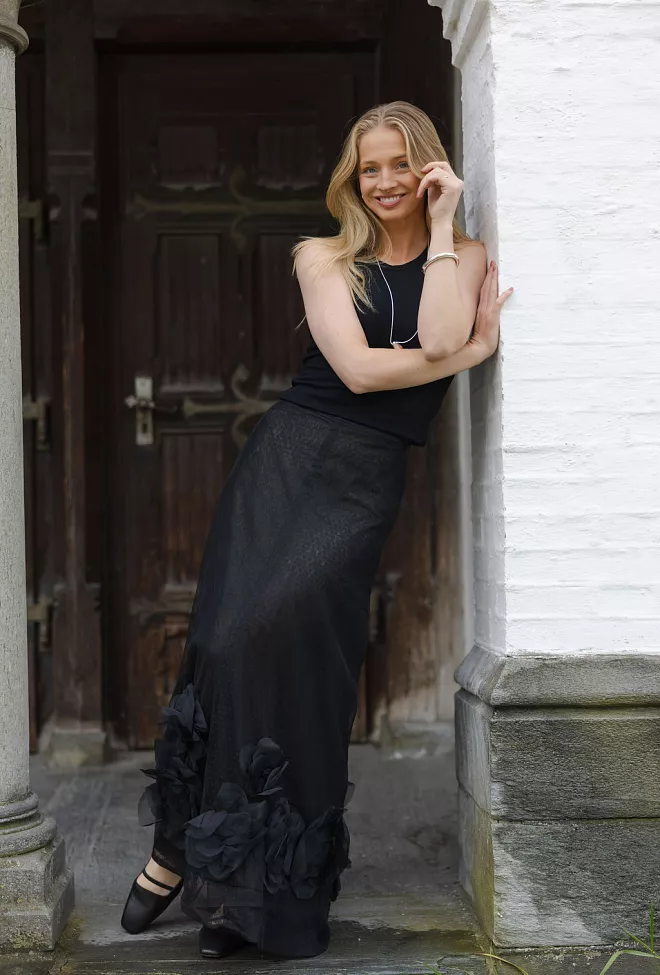 byTiMo Tulle Skirt Black skjørt 5