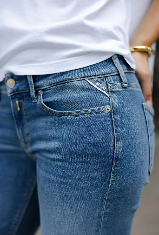 Replay New Luz Bootcut Medium Blue jeans 6
