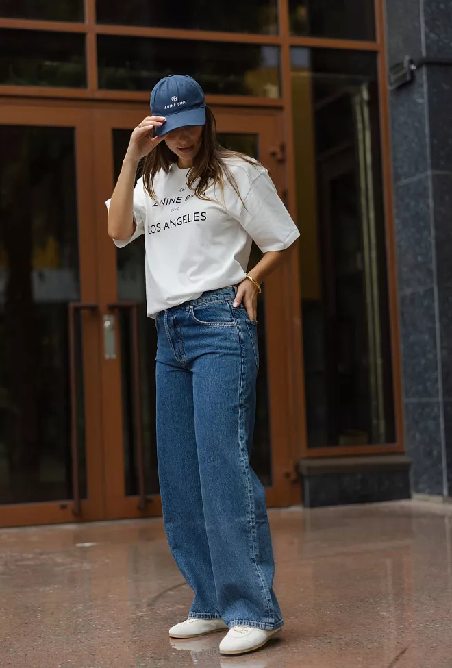 Anine bing Manon Jean Sea Blue jeans 10