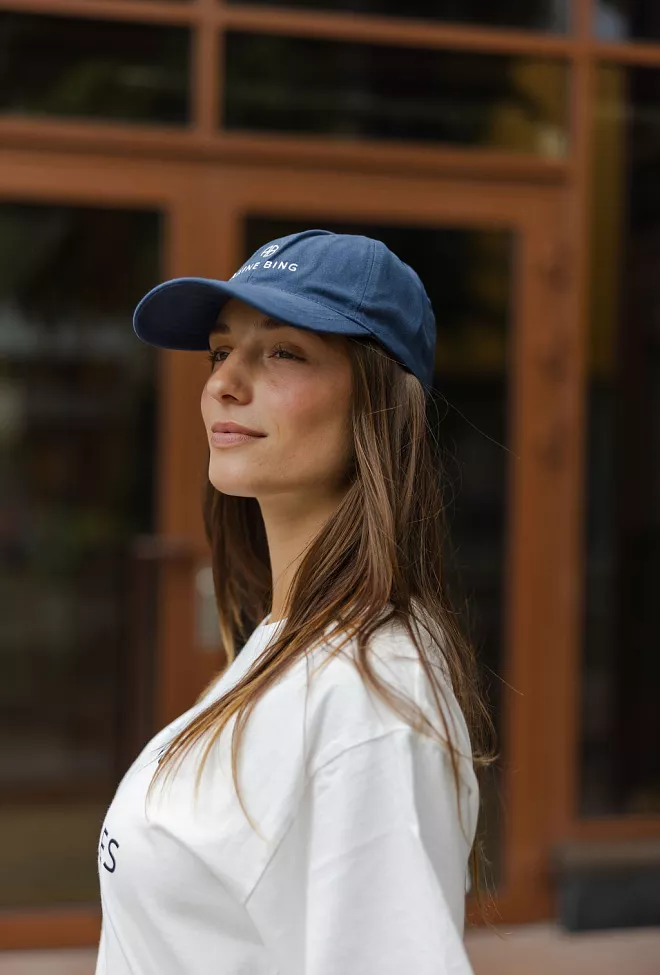Anine Bing Jeremy Baseball Cap Washed Navy caps 6f