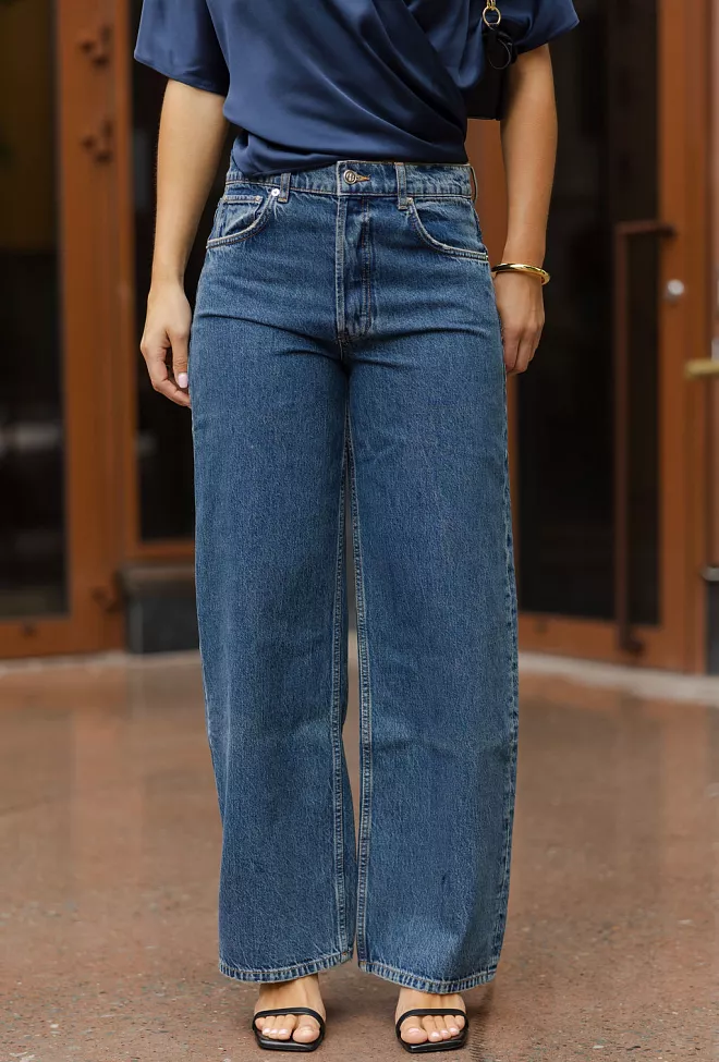 Anine bing Manon Jean Sea Blue jeans 1