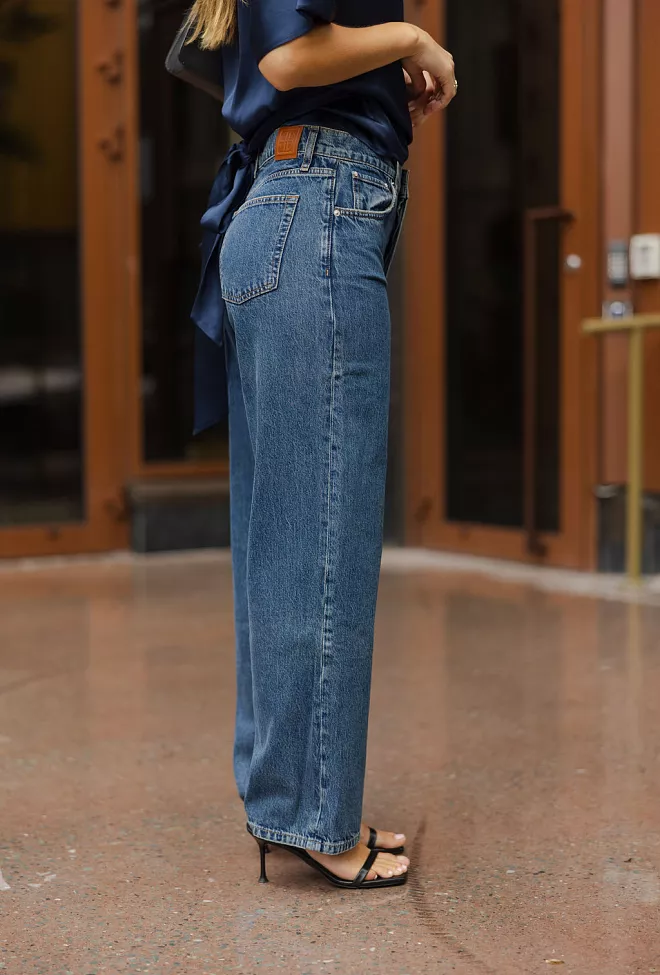 Anine bing Manon Jean Sea Blue jeans 2