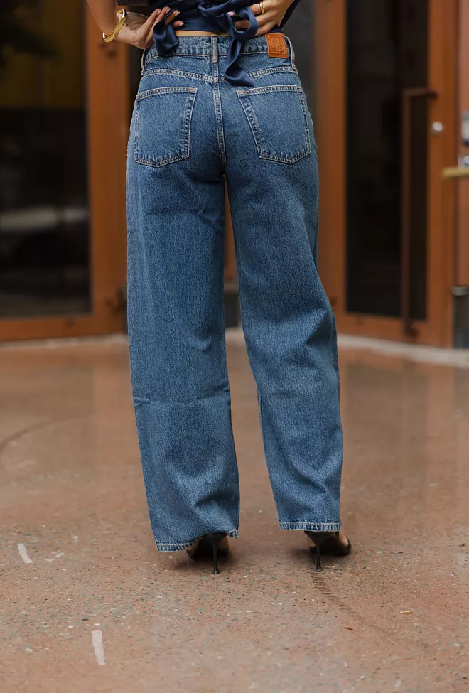 Anine bing Manon Jean Sea Blue jeans 3