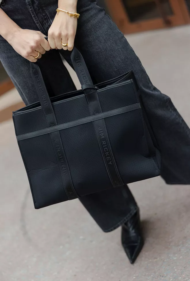 Jim Rickey cali tote large neoprene veske sort 3