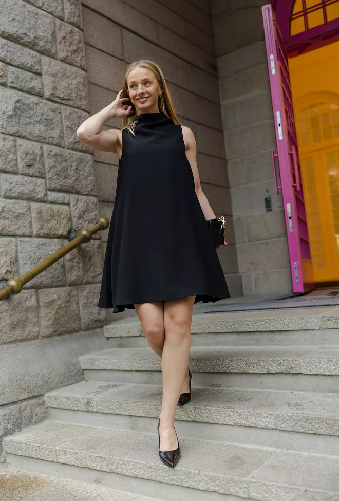 Carma Collection Hanne Dress Black kjole