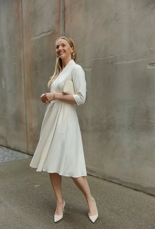 HiiL Studio Bertine Dress Creme kjole 6