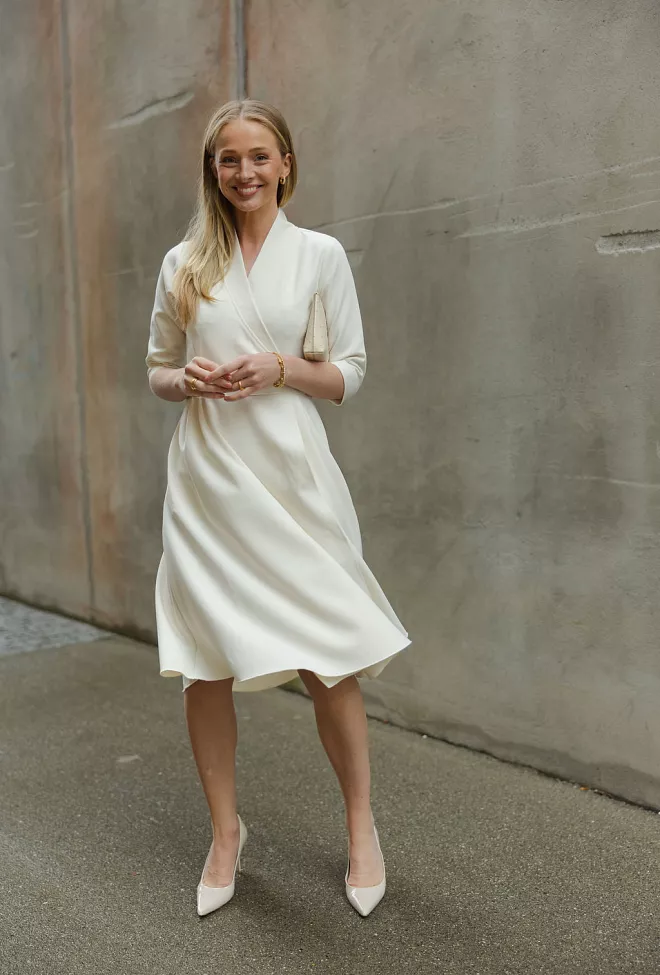 HiiL Studio Bertine Dress Creme kjole 7
