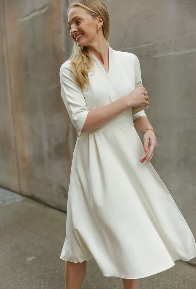 HiiL Studio Bertine Dress Creme kjole 10
