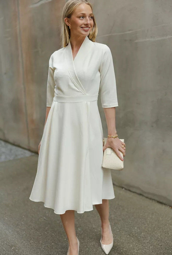 HiiL Studio Bertine Dress Creme kjole 8