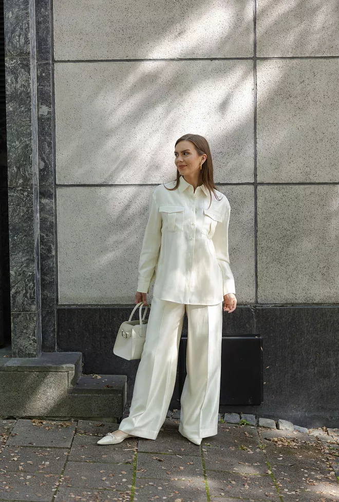 Carma Collection Tanya Shirt Creme skjorte 13