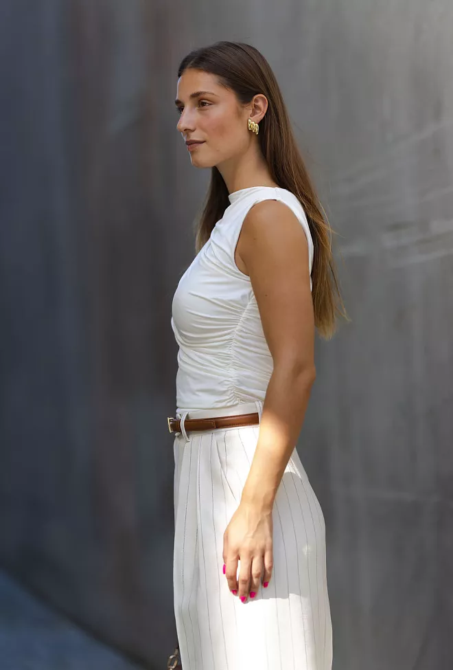Anine Bing Lucia Top Ivory topp 4