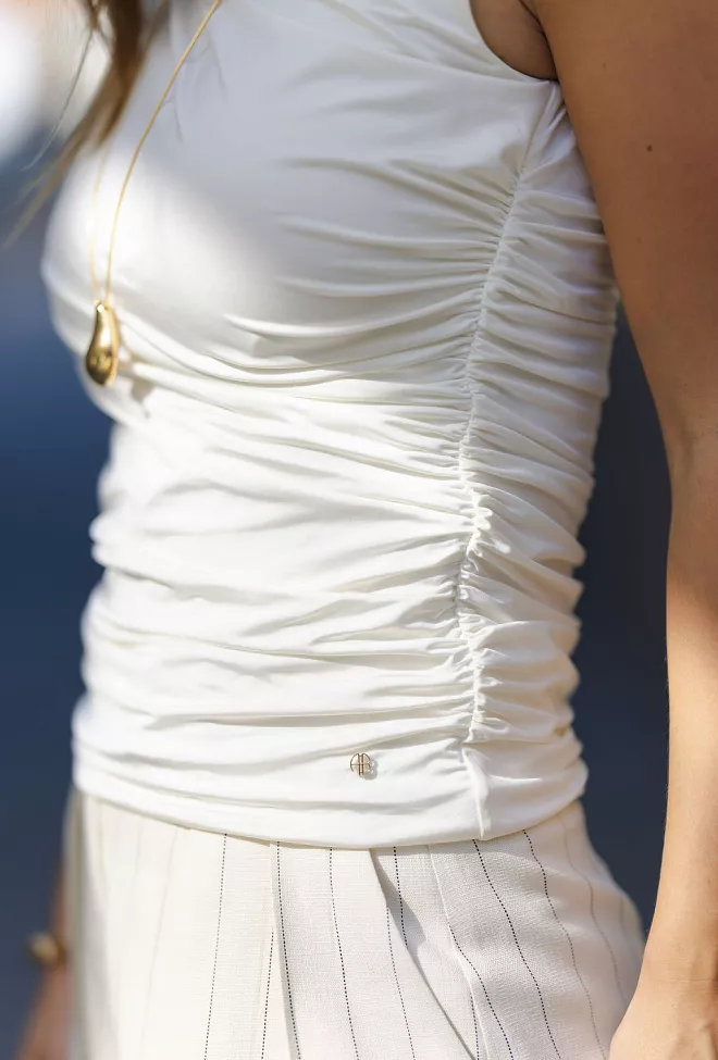 Anine Bing Lucia Top Ivory topp 6