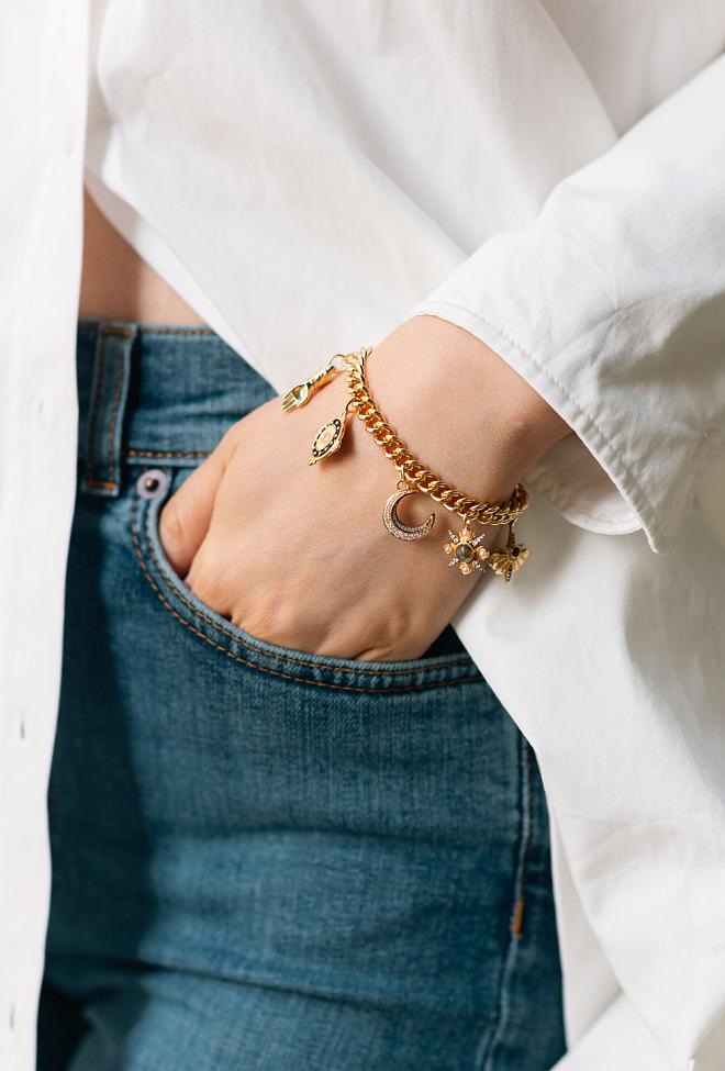 Missoma Harris Reed Symbols Of Change Bracelet Gold armbånd 1