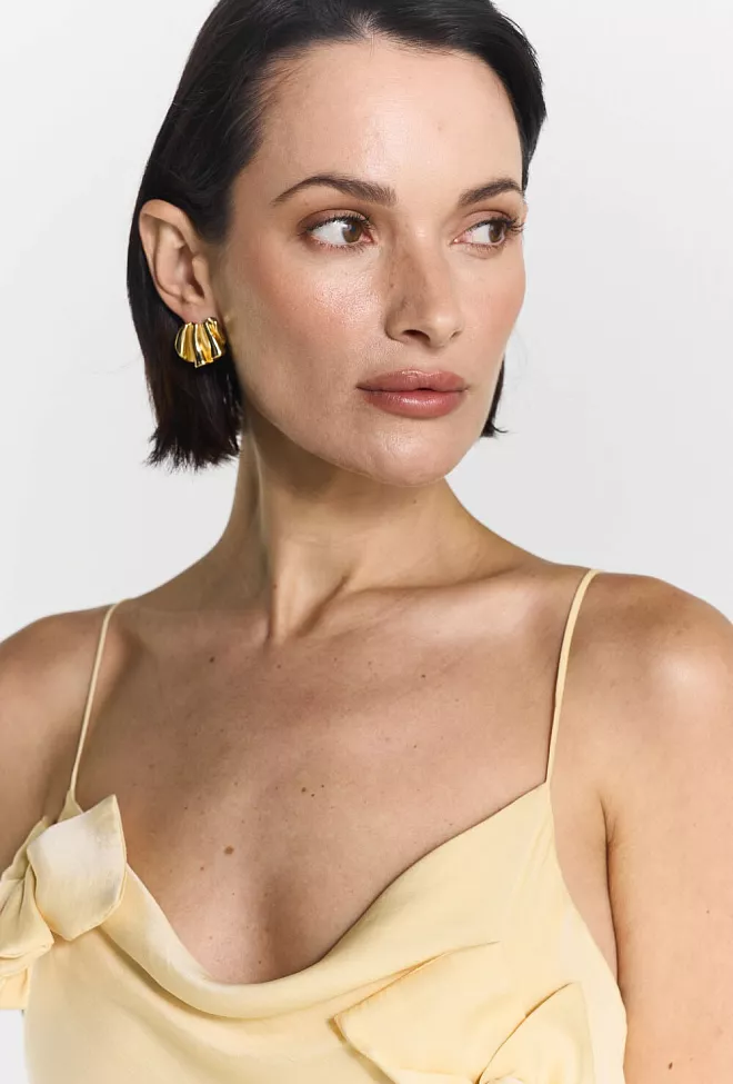 Twist&Tango Portici Earrings Gold Plated øredobber