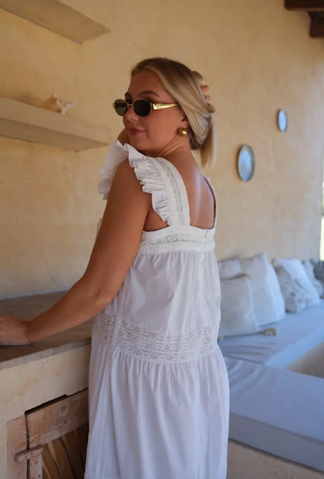 Carma Collection Jeanette Dress White kjole 4