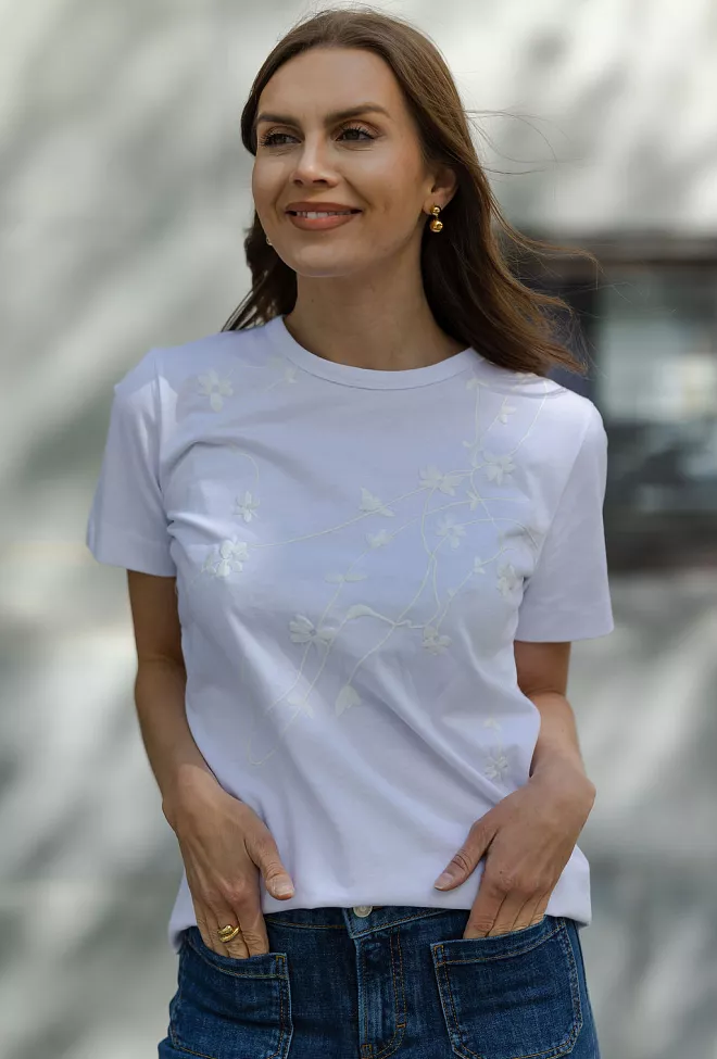 Munthe Piris T-Shirt White tskjorte 