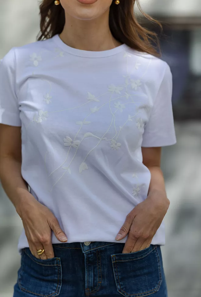 Munthe Piris T-Shirt White tskjorte 2