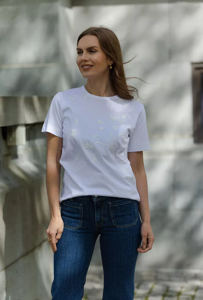 Munthe Piris T-Shirt White tskjorte 5