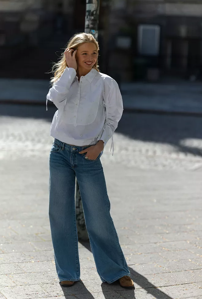 Munthe Phebe Shirt White skjorte 3