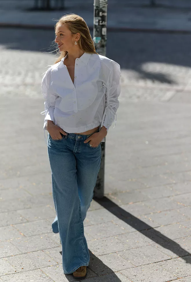 Munthe Phebe Shirt White skjorte 7