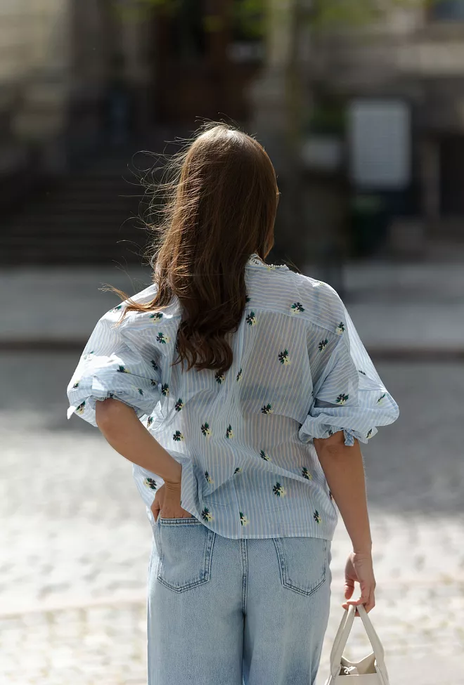 Munthe Pristina Blouse Light Blue bluse 5
